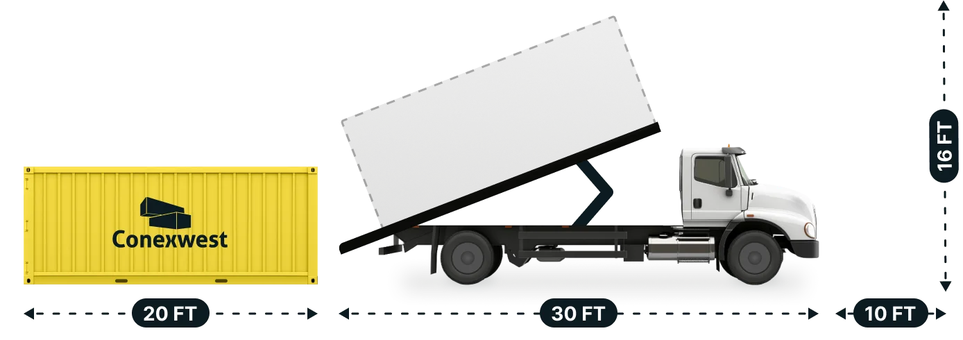Container Delivery Tilt-Bed